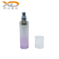 Wholesale 30ml 50ml 100ml round plastic cosmetic pump lotion acrylic bottle